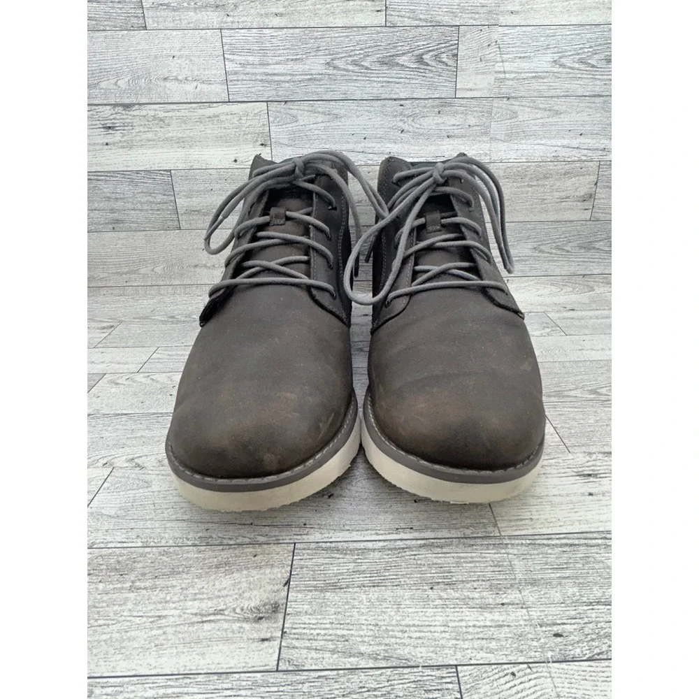 Teva Durban‎ Mens Dark Brown Leather Chukka Boots Size 11 1008302